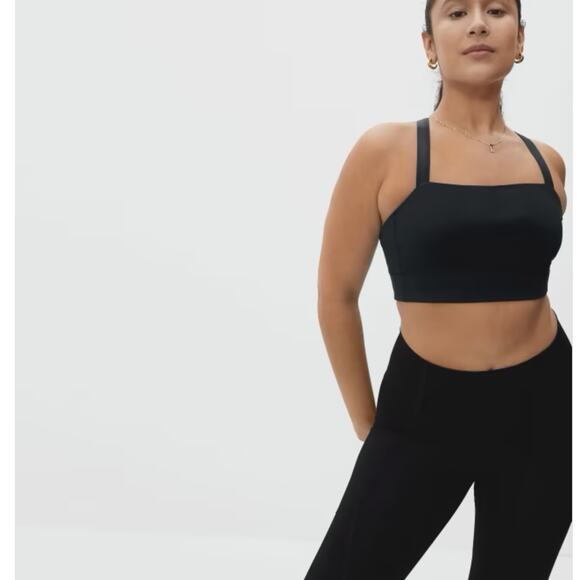 Everlane The Perform Cropped Top Sports Bra - Picture 1 of 7